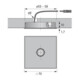halemeier LED PowerLite square Edelstahl ww-4