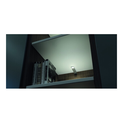 halemeier LED PowerSquare 180mm ww Alu, 12VDC, 1.8W, 1.8m