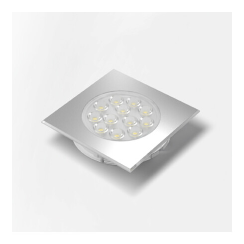 halemeier LED Sign Plus eck., Alu Opt.nw,12V,2.3W,IP44,2m