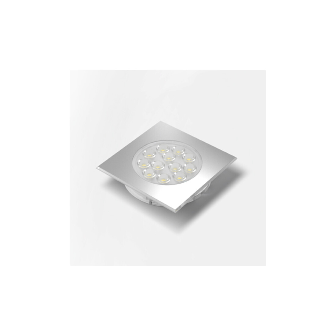 halemeier LED Sign Plus eck., Alu Opt.nw,12V,2.3W,IP44,2m