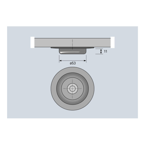 halemeier LED SuperSpot Edelstahl Optik nw