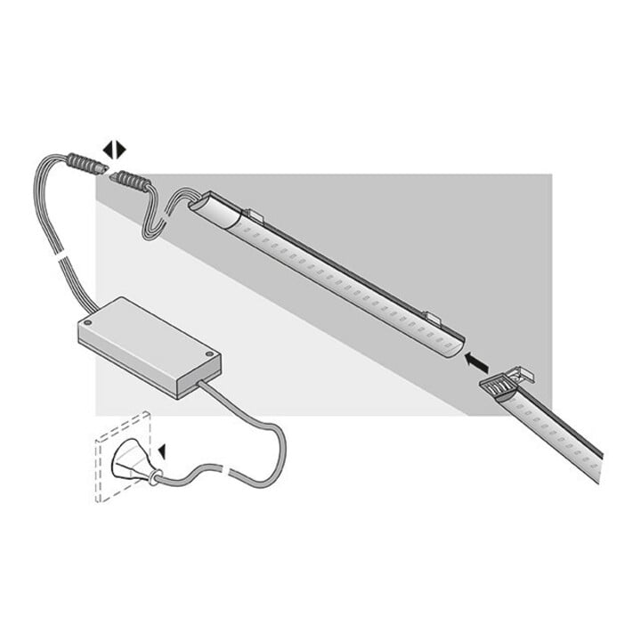 halemeier LED SuperStripe ww 300mm 24VDC, 3.6W