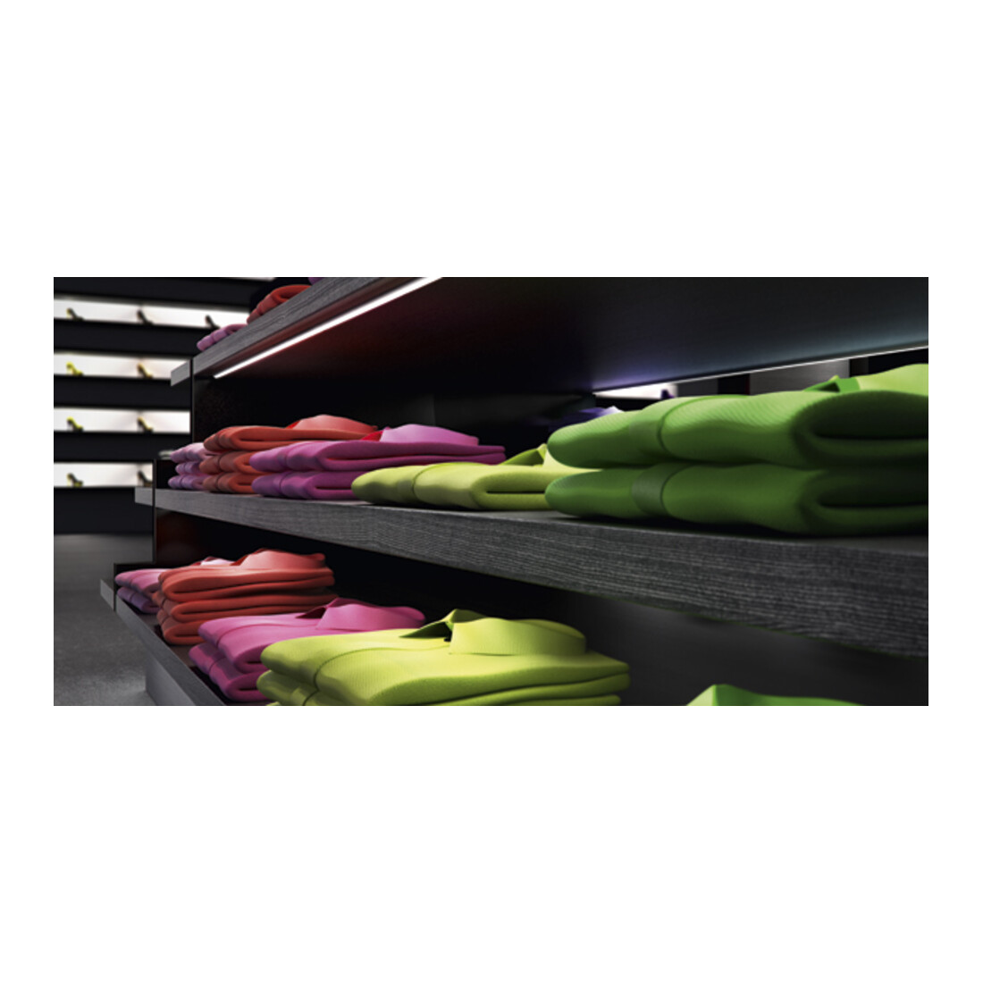 halemeier LED SuperStripe ww 300mm seitl.Einspei. 24VDC 3.6W