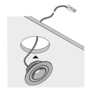 halemeier LED SuperSwing Aluminium Optik nw-4