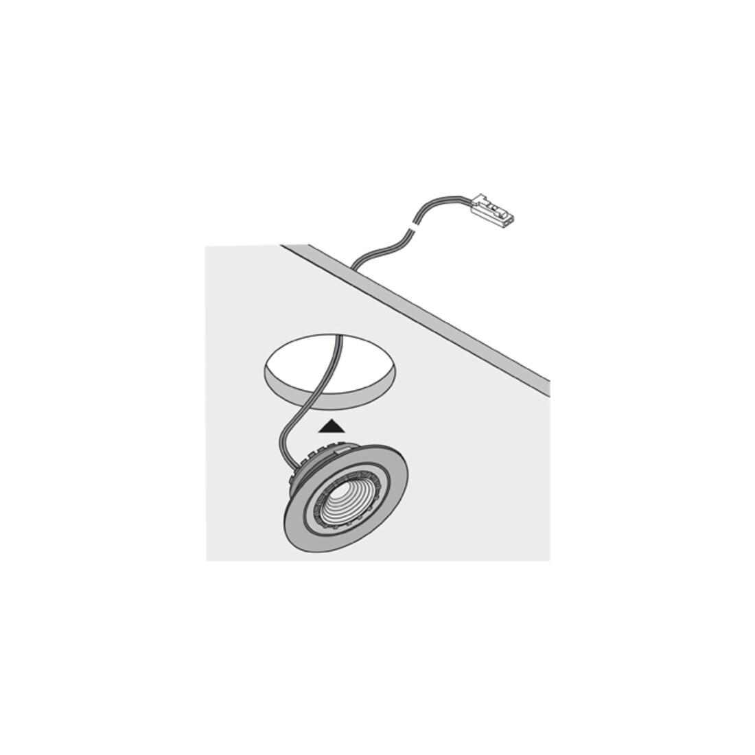 halemeier LED SuperSwing Aluminium Optik nw
