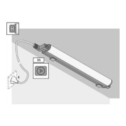 halemeier LiteLine Basic LED 18W ww, L 1532mm, m. Zubehör-2