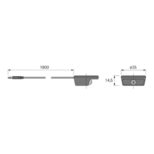 halemeier MultiSwitch Bewegungsmeld PIR Sensor 1.8m LTG