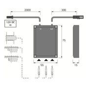 halemeier MultiSwitch Schalter / Dimmer 1.8m LTG-2