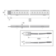 halemeier SuperStripe Plus nw 200mm 24VDC 4.8W-2