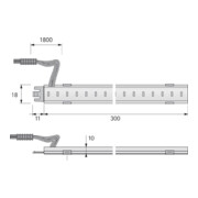 halemeier SuperStripe Plus nw 200mm 24VDC 4.8W-5