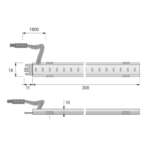 halemeier SuperStripe Plus nw 300mm 24VDC 6.2W