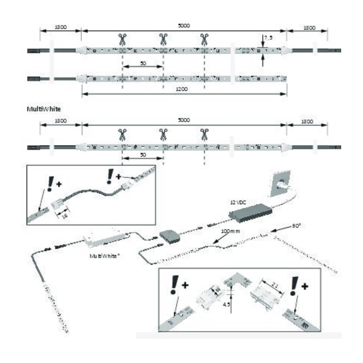 halemeier Versa Inside60 12VDC nw L 5m 4,8W/m 2x1.8m M1