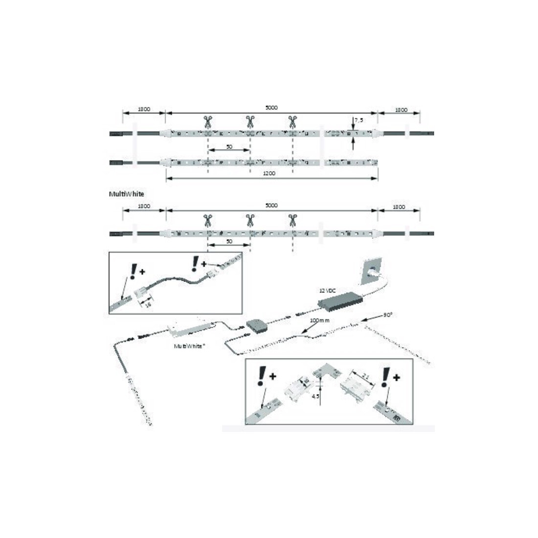 halemeier Versa Inside60 12VDC nw L 5m 4,8W/m 2x1.8m M1