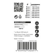 Hammerbohrersatz Expert SDS plus-7X 7-tlg.SDS Plus Ku.-Kass.m.Euroloch BOSCH