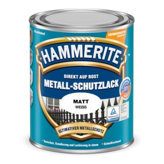 HAMMERITE Metallschutz-Lack 750 ml matt weiß