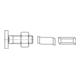 Hammerkopfschraube R 88928 28/15 6-ktmutter M10x 80 Mu A 4 25St. HALFEN