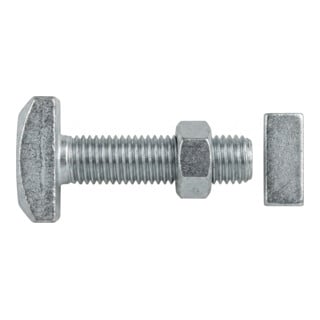 Halfenschrauben Typ 72/48 4.6 Mu Stahl, feuerverzinkt