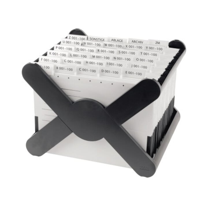 HAN Hängekorb X-CROSS TOP 19071-13 DIN A4 max. 35Mappen sw