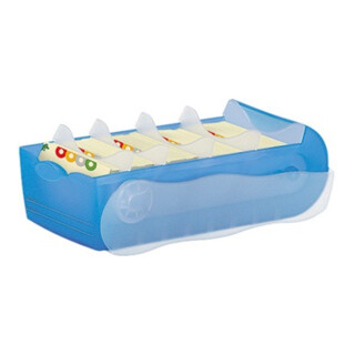 HAN Karteikasten CROCO 997-643 DIN A7 PP blau transluzent
