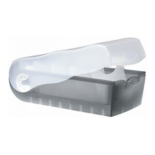 HAN Karteikasten CROCO 997-693 DIN A7 PP grau transluzent
