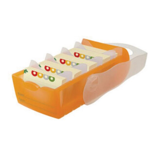 HAN Karteikasten CROCO 998-613 DIN A8 PP orange transluzent