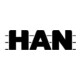 HAN Schreibtischköcher Re-X-LOOP 17238-913 4Fächer RC schwarz