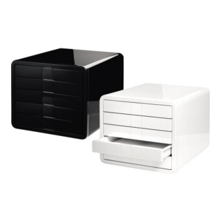 HAN Schubladenbox i-Box 1551-13 DIN C4 5Schubfächer schwarz