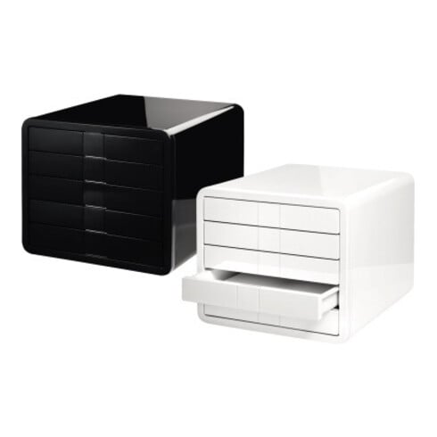 HAN Schubladenbox i-Box 1551-13 DIN C4 5Schubfächer schwarz