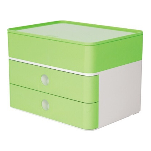 HAN Schubladenbox SMART-BOX PLUS ALLISON 2 Schubladen 1100-80 grün