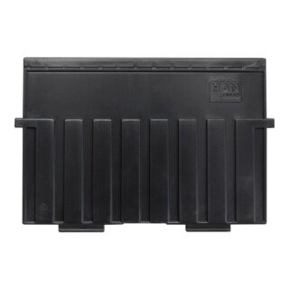 HAN Stützplatte 9025-13 DIN A5 quer Polystyrol schwarz