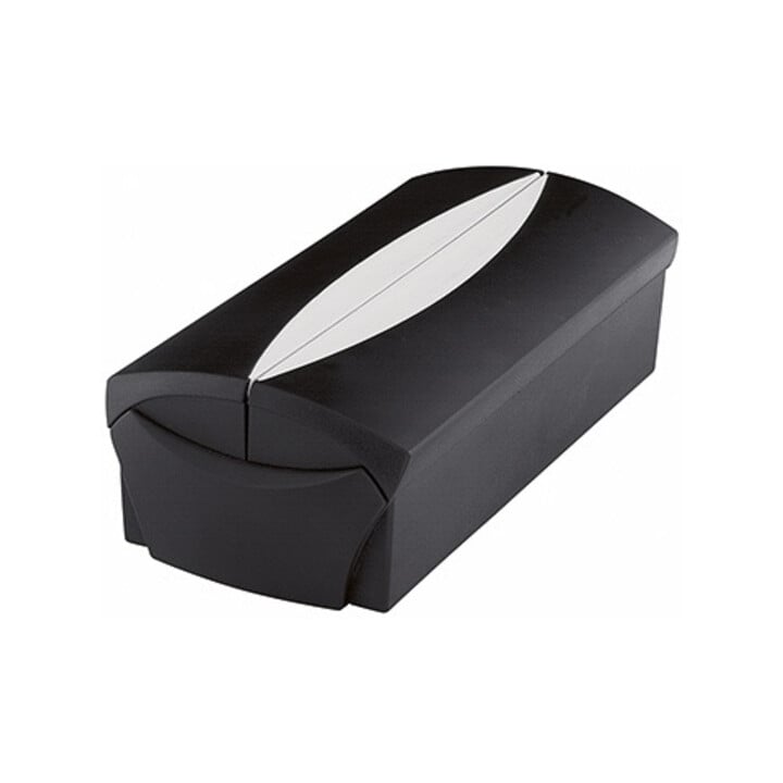 HAN Visitenkartenbox VIP 2000-13 12x8x24,5cm schwarz/grau +Register