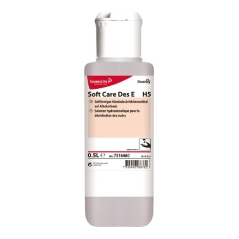 Handdesinfektionsgel Soft Care Des E 0,5 l alkoholisch DIVERSEY