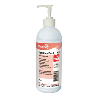 Handdesinfektionsgel Soft Care Des E 0,5 l alkoholisch DIVERSEY Handdesinfektionsgel Soft Care Des E 0,5 l alkoholisch DIVERSEY