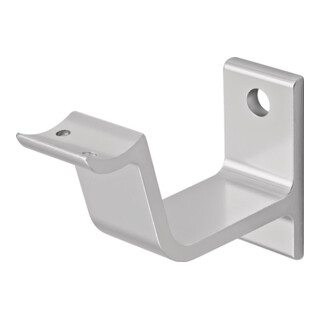 Handlaufträger 3553 Alu.silberf.elox.gewölbte Auflage HERMETA