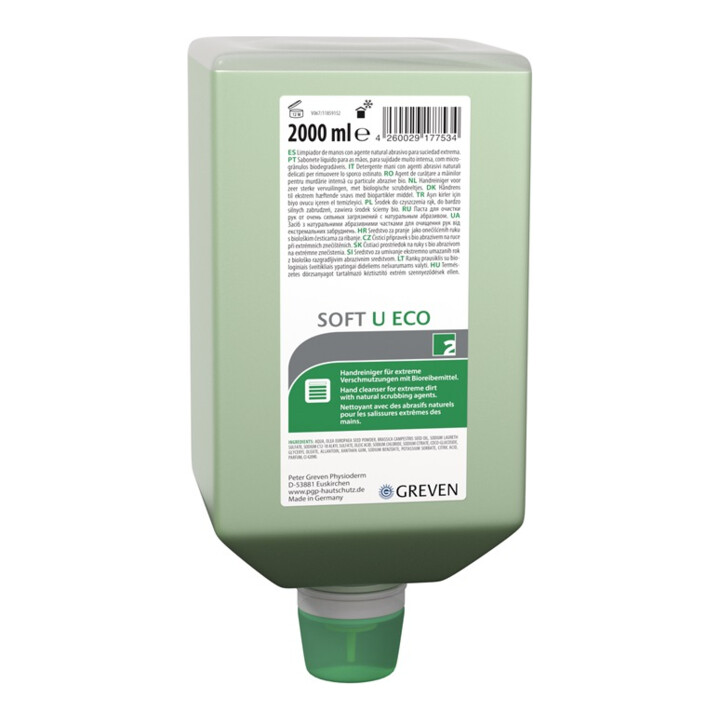 Handreiniger SOFT U ECO 2l lösemittelfrei 2000ml Varioflasche PHYSIODERM