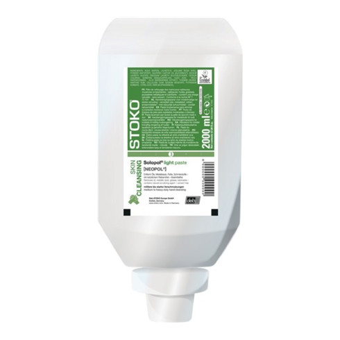 Handreinigungspaste Solopol light 2 l m.Aloe Vera Stoko