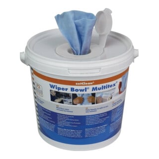 Handreinigungstuch Wiper Bowl® Multitex® hohe Reinigungskraft 72 Tü.Eimer