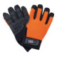 Elysee Handschuhe EN 420 Kat. I Mechanical Builder Kunstleder schwarz/orange