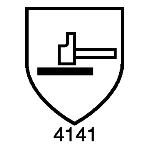 Handschuhe HitFlex Nitrilbeschichtung ohne Noppen schwarz