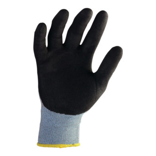 Handschuhe HitFlex Nitrilbeschichtung ohne Noppen schwarz