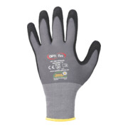 Handschuh OPTIMATE grau/schwarz EN 420/EN 388 PSA II OPTIFLEX-2