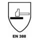 Elysee Handschuhe Resistant Vinyl leuchtend gelb/schwarz-4