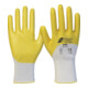 Handschuhe 03405 Gr.10 weiß/gelb PES m.Nitril EN 388 PSA II 12 NITRAS-1