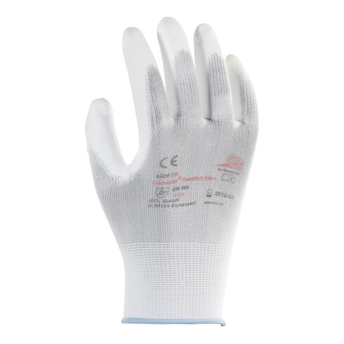 Handschuhe Camapur Comfort 616 Gr.10 weiß Polyamid-Trikot m.PU EN 388 Kat.II 10
