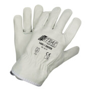 Handschuhe Driver Gr.9 grau Rindvollleder EN 388 PSA II NITRAS
