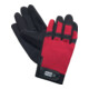 Elysee Handschuhe Mechanical Technician mit Klettverschluss schwarz/rot