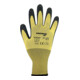 Handschuhe Gr.10 gelb/schwarz EN 388 PSA II Nyl.m.Naturlatex ASATEX-1