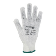 Handschuhe Gr.7/8 weiß/blau EN 388 PSA II Polyester/Baumwolle AT-1