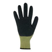 Strickhandschuhe Latexbeschichtet gelb/schwarz-4