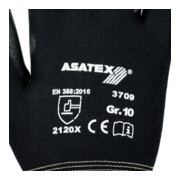 Handschuhe Gr.8 schwarz PA m.Soft-Polyurethan ASATEX-5